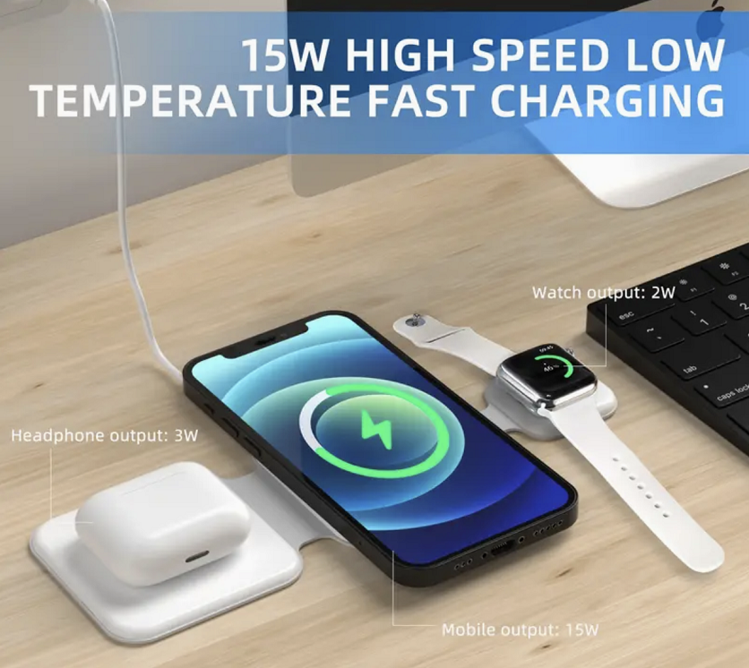 Qreatify™ 3 in 1 Magnetic Charger