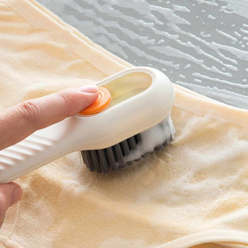 Multifunctional Soft-bristled Automatic Liquid Adding Shoe Brush