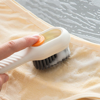 Multifunctional Soft-bristled Automatic Liquid Adding Shoe Brush