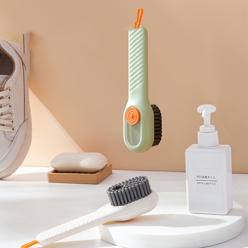 Multifunctional Soft-bristled Automatic Liquid Adding Shoe Brush