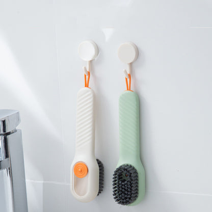 Multifunctional Soft-bristled Automatic Liquid Adding Shoe Brush